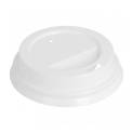 4 oz. White Hot Paper Cup Lid - 1000/Case