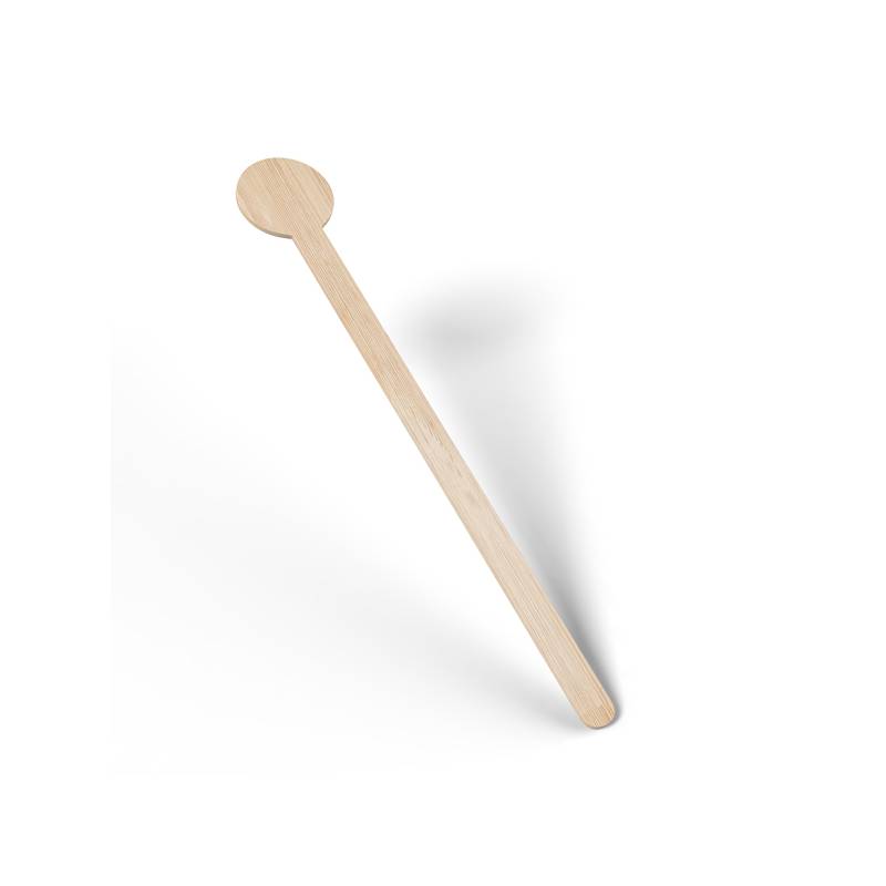 7 1/2" Eco-Friendly Wooden Coffee / Drink Stirrer with Round Top - 1000/Case
