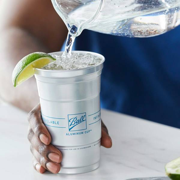 Ball 16 oz. Aluminum Cup - 40/Set