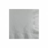 Silver Beverage Paper Napkin - 50/Bag