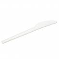 Compostable 6.5 in. White CPLA Plastic Knife - 1000/Case