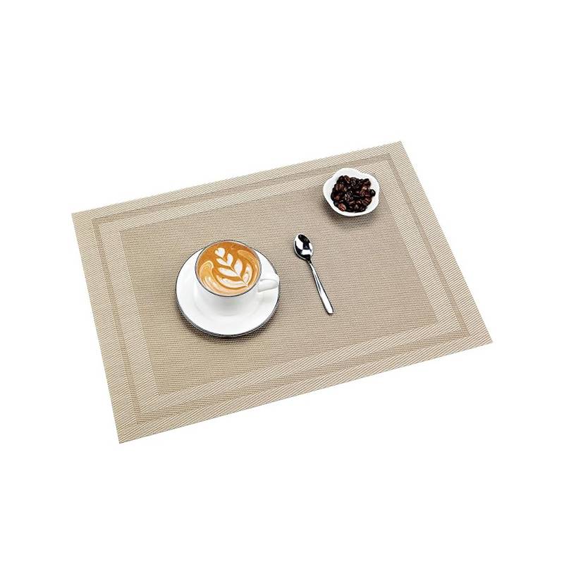 Gold Classic Woven Placemats - 12/cs - $1.58/piece