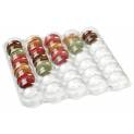 Clear Premium Plastic Macaron Containers - Fits 35 Macarons - 200/Case