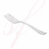 4" Clear Plastic Tasting Fork - 500/Box
