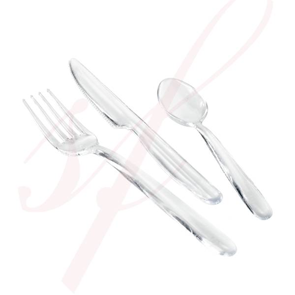Plastic Fork 7.3 in. Clear - 200/Case