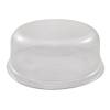 Recyclable Lid for Ano 4.7" PFAS Free Compostable Sugarcane Pulp Plate - 50/Case