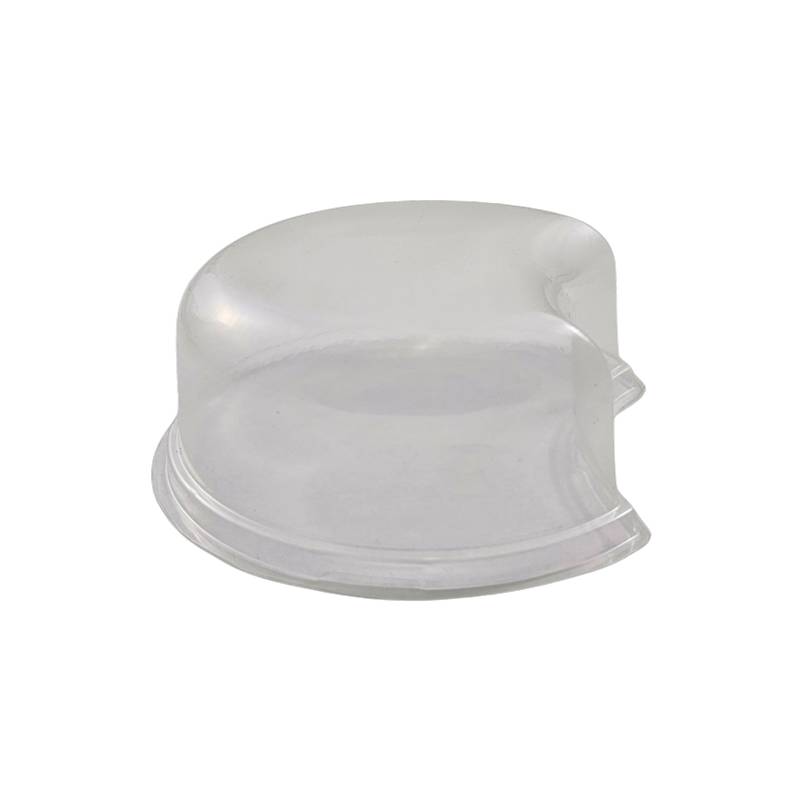 Recyclable Lid for Ano Half Moon 4.7" PFAS Free Compostable Sugarcane Pulp Plate - 50/Case