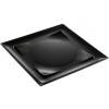 Sapphire Premium Black Plastic Plate 6 in. 100/Case