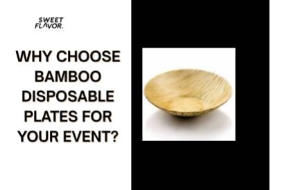 Eco Friendly Bamboo Plates for Elegant Events